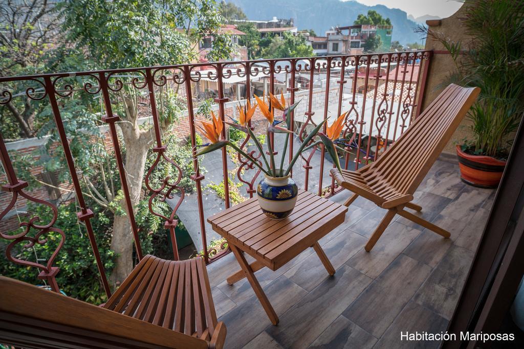 Hotel Flor De Cera à Tepoztlán Extérieur photo